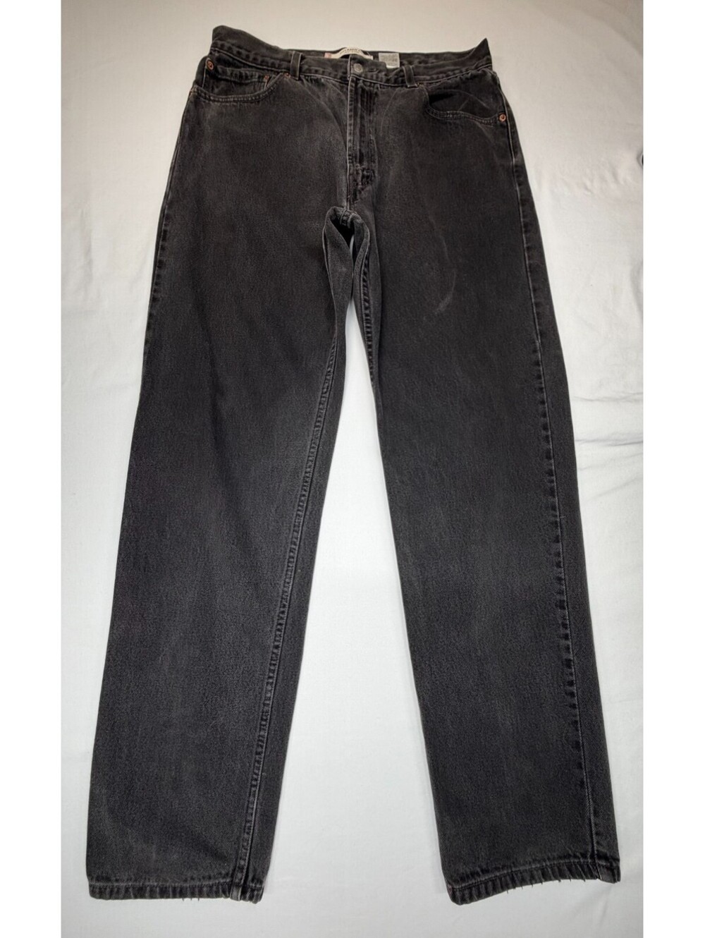 Levi Strauss & Co. Women’s Jeans Straight Relaxed Fit 550 Denim Size 36 Black